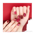 Professional Full Cover Long Flat Fingernails False Nails